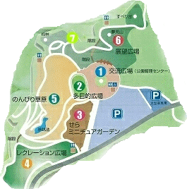 せら夢公園施設マップ