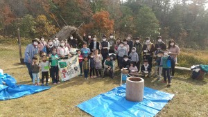 田んぼの学校の終業式に参加したみなさん