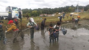 ↑地元狩山の子どもも参加しました。