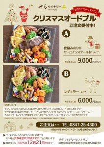 2025クリスマスオードブル